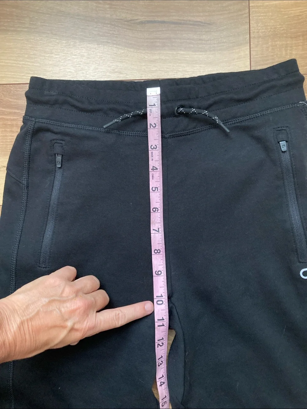 NWT Boys Black Reinforced Knee Moto Joggers